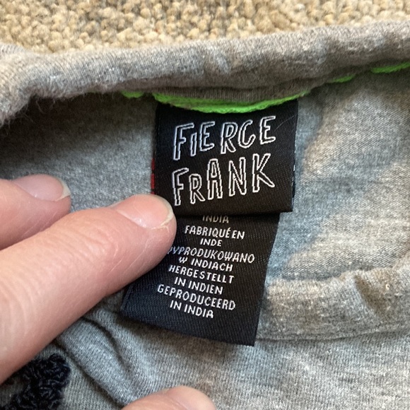 Clearance Fierce Frank kids t shirt grey - Picture 3 of 4